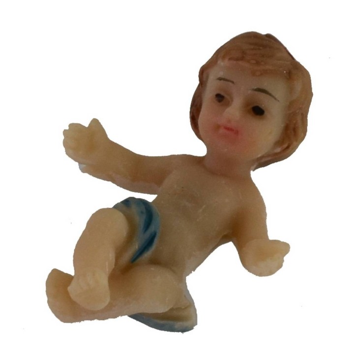 Gesù bambino 2,6 cm in resina