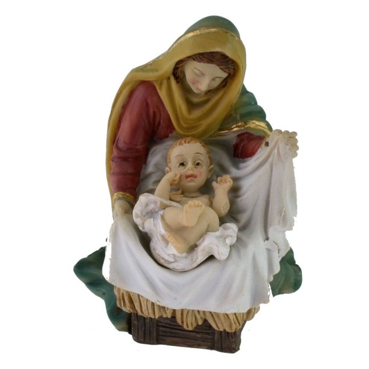 Natività 3 soggetti in resina serie 10 cm