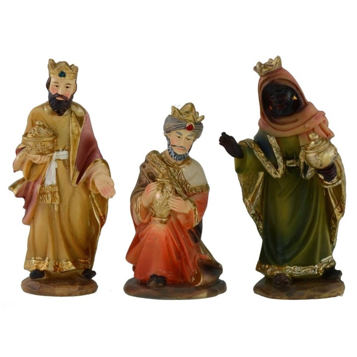 3 Re Magi serie 9 cm in resina