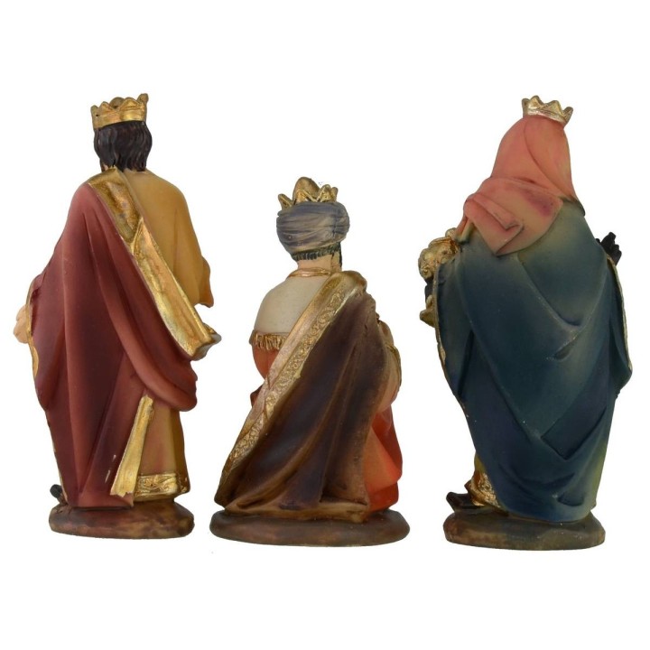 3 Reyes Magos serie 9 cm en resina