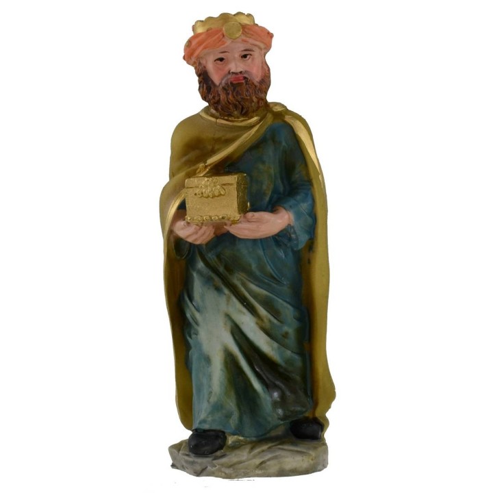 Set 3 Re Magi con pastore serie 15 cm