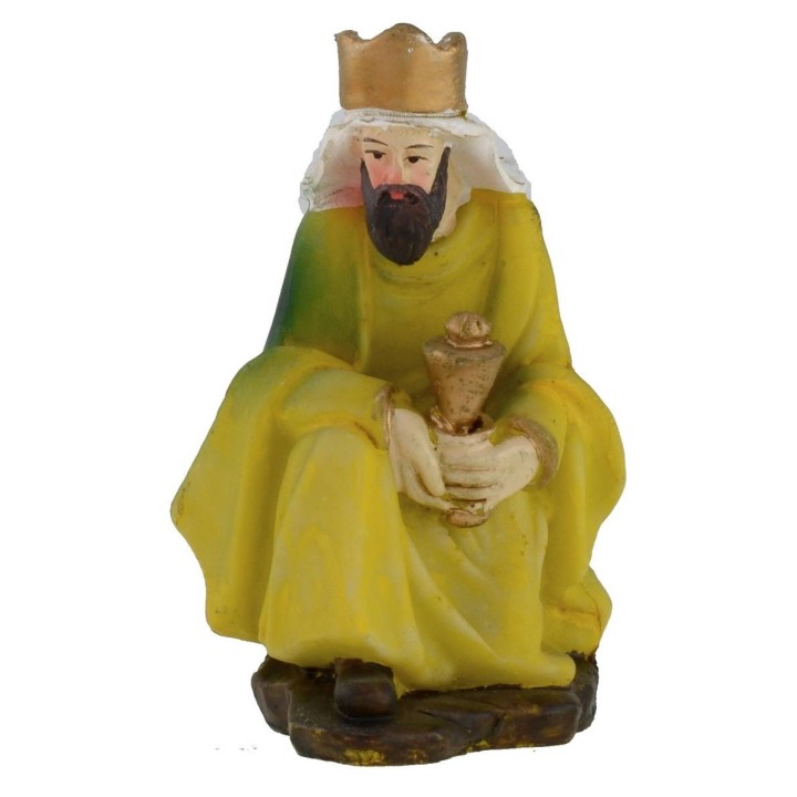 Set 10 figures 12 cm Nativity scene, Three Wise Men, angel and