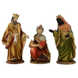 Set 3 Re Magi in resina serie 20 cm