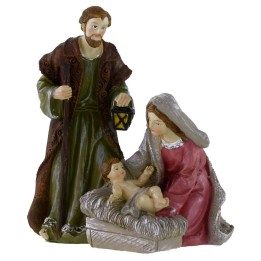 Natividad monobloque en resina de 10,6x6,6x11,7 cm h