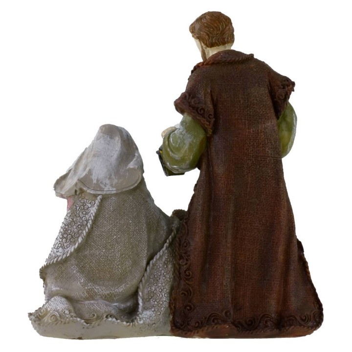 Natividad monobloque en resina de 10,6x6,6x11,7 cm h