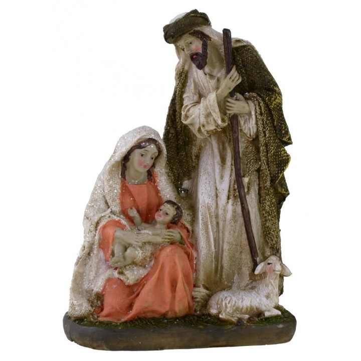 Natività monoblocco in resina cm 14x8x20 h cm