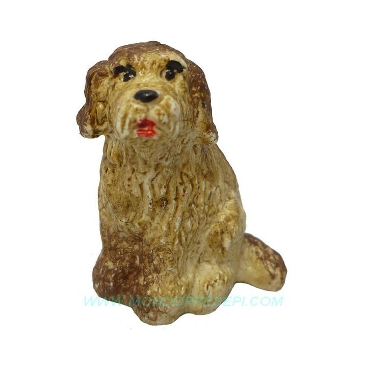 Seated dog for figures 8-10 cm