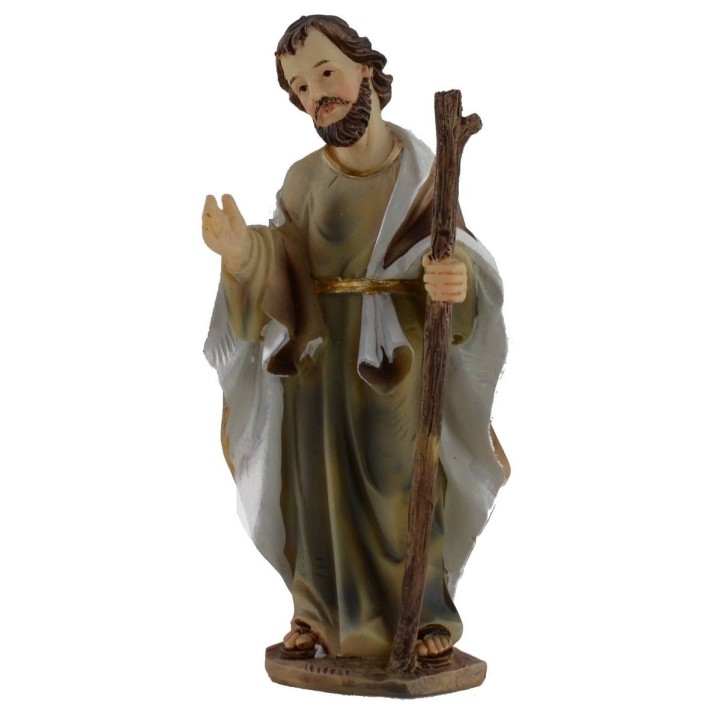 Nativity set of 11 subjects 9 cm in resin