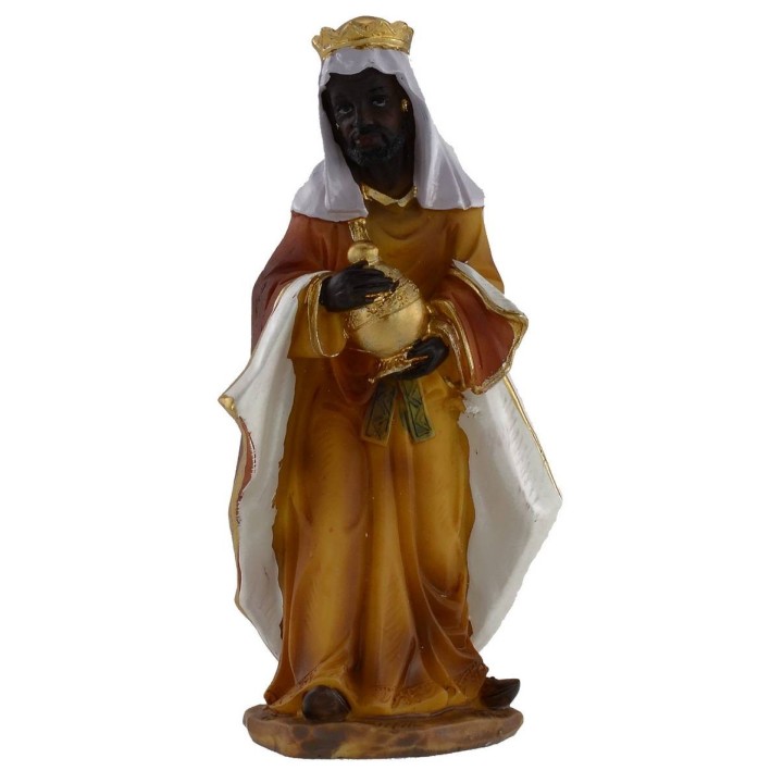 Nativity set of 11 subjects 9 cm in resin