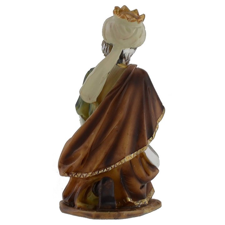 Nativity set of 11 subjects 9 cm in resin