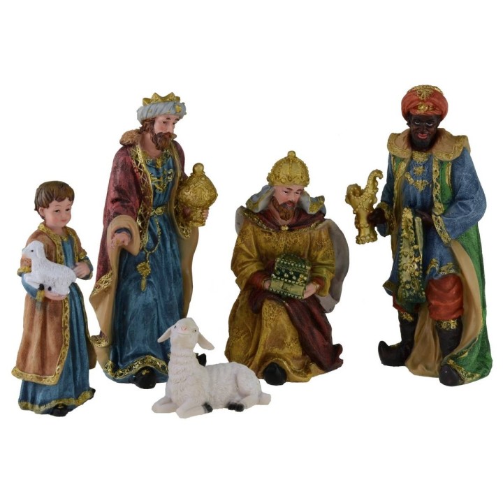 Nativity set 11 subjects 27 cm for nativity scene