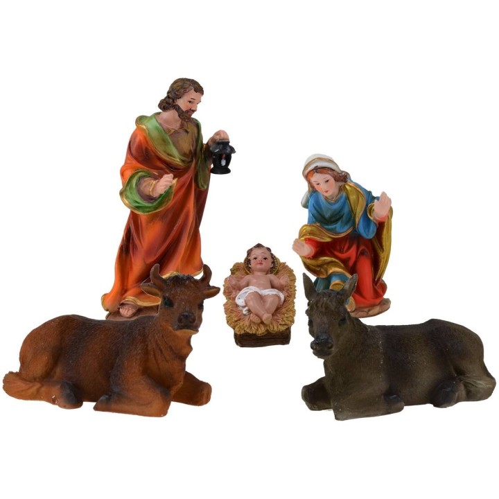 Set Natività 11 personaggi in resina serie 20 cm