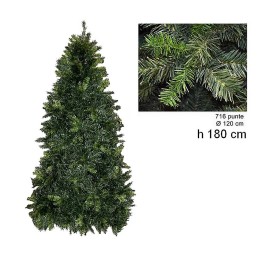 Árbol de Navidad pino Luciano 180 cm ramas 716