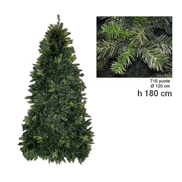 Albero di Natale pino Luciano 180 cm rami 716