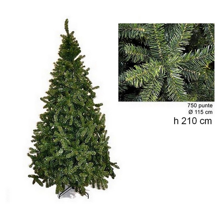 Árbol de Navidad pino emperador 210 cm ramas 750