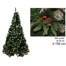 Albero di Natale Dalia 150 cm rami 620