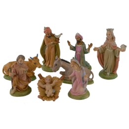 Natividad 8 figuras serie 9 cm en PVC