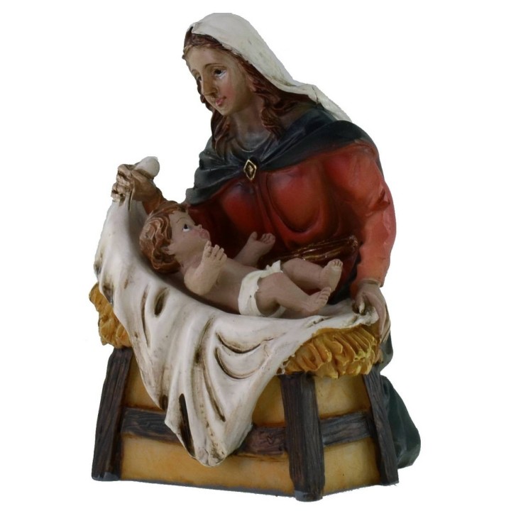 Natività 3 soggetti in resina serie 10 cm