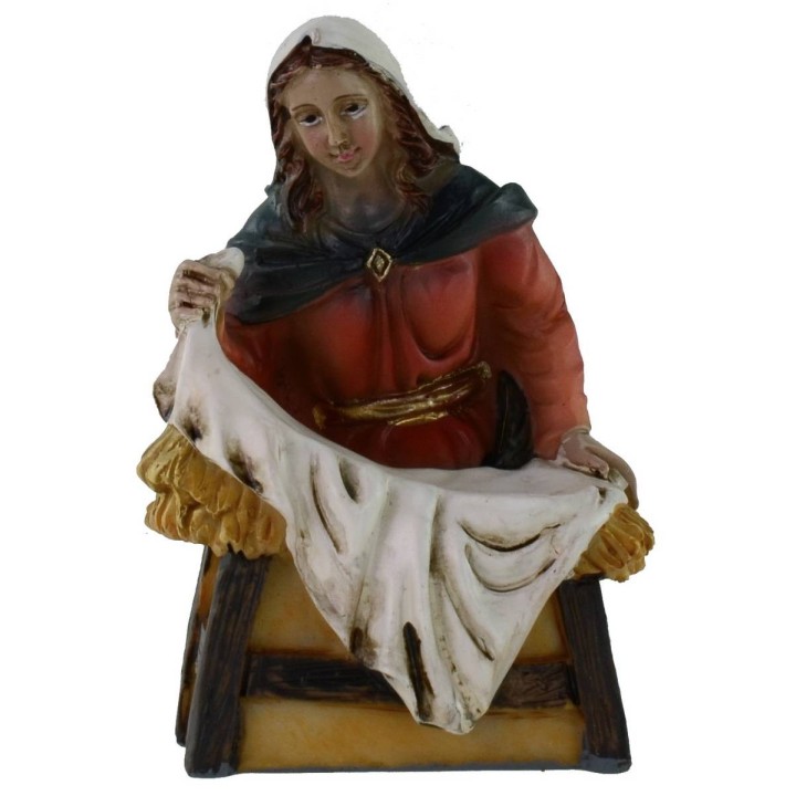 Natività 3 soggetti in resina serie 10 cm
