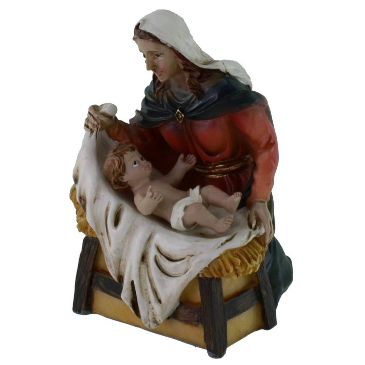 Natività 3 soggetti in resina serie 10 cm