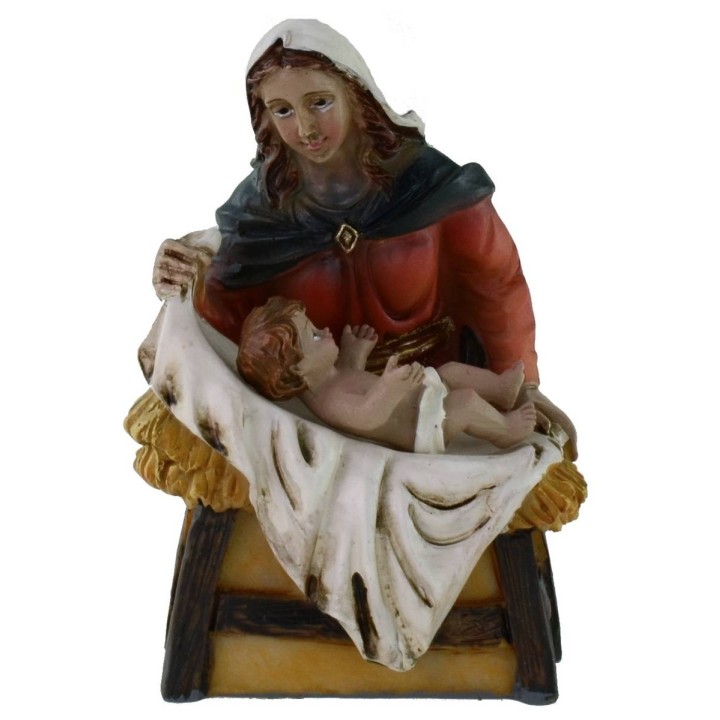 Natività 3 soggetti in resina serie 10 cm