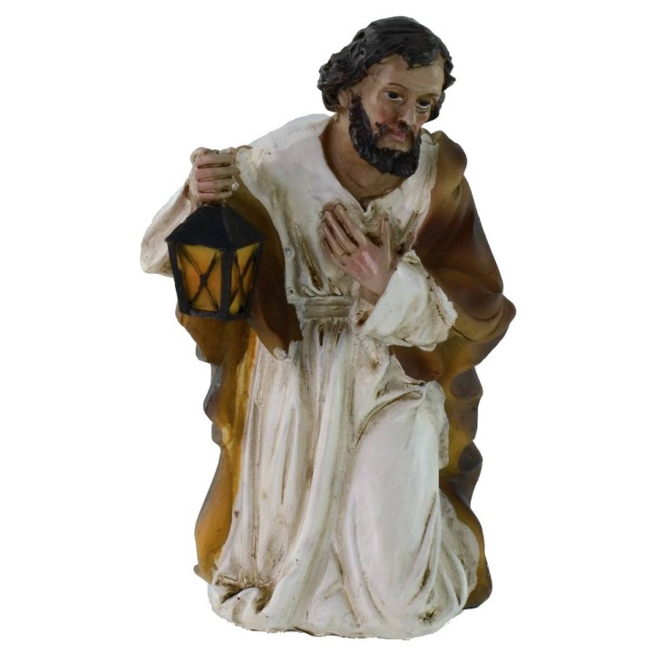 Natividad 3 figuras en resina serie 10 cm