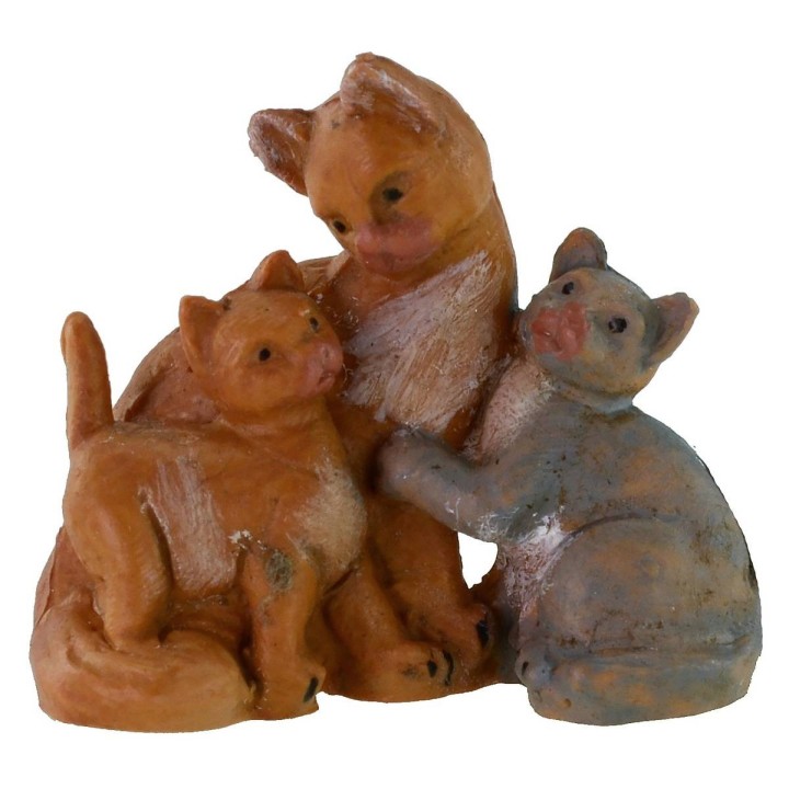 Familia de gatos serie 12 cm Fontanini