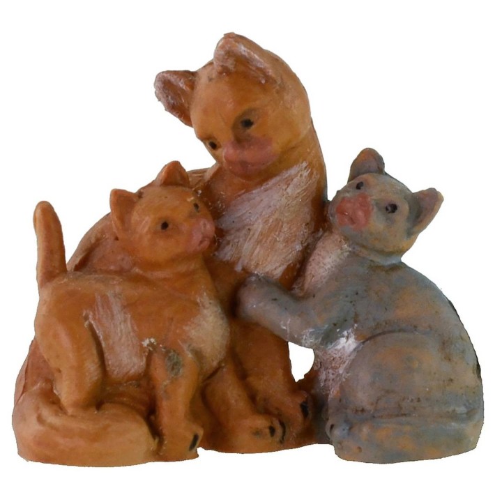 Familia de gatos serie 12 cm Fontanini