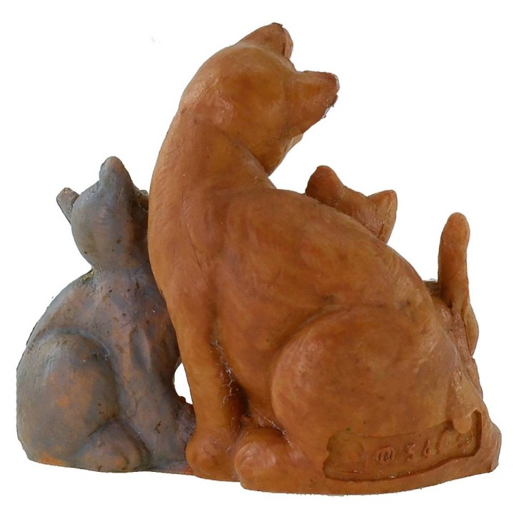 Familia de gatos serie 12 cm Fontanini