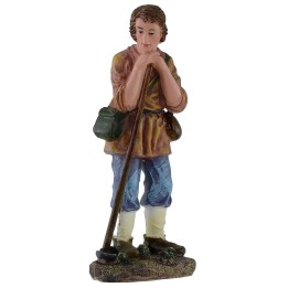 Man with hoe 20 cm in resin