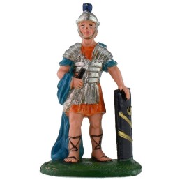 Centurión con espada y escudo de 8 cm en PVC.