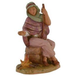 Pastore orientale al fuoco serie 12 cm Fontanini