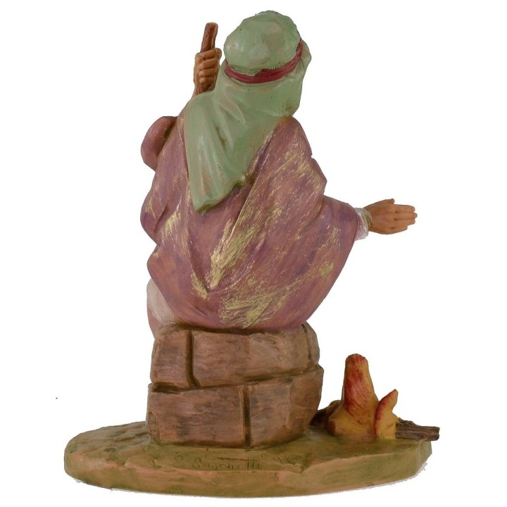 Pastor oriental al fuego serie 12 cm Fontanini