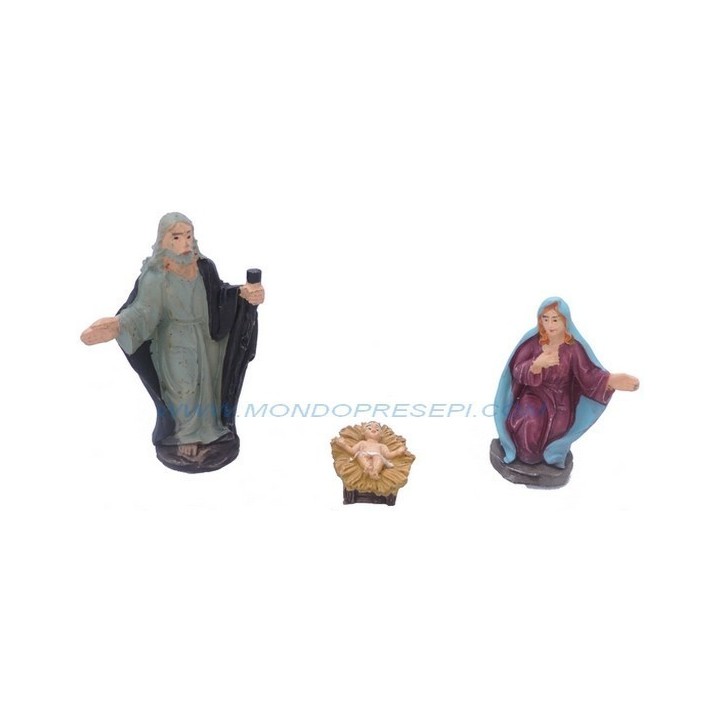 Cm 6 Nativity in resin 3 subjects - RN42