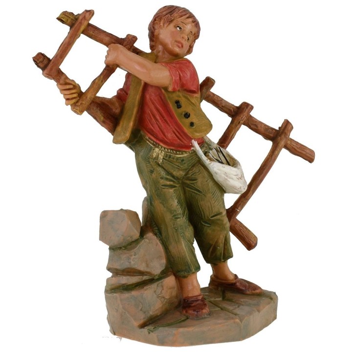 Boy with 12 cm Fontanini scale