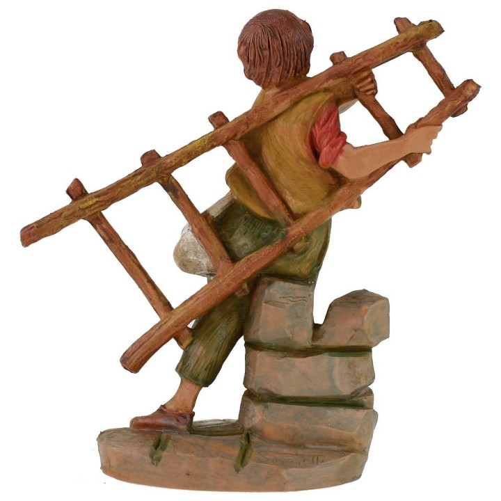 Ragazzo con la scala 12 cm Fontanini