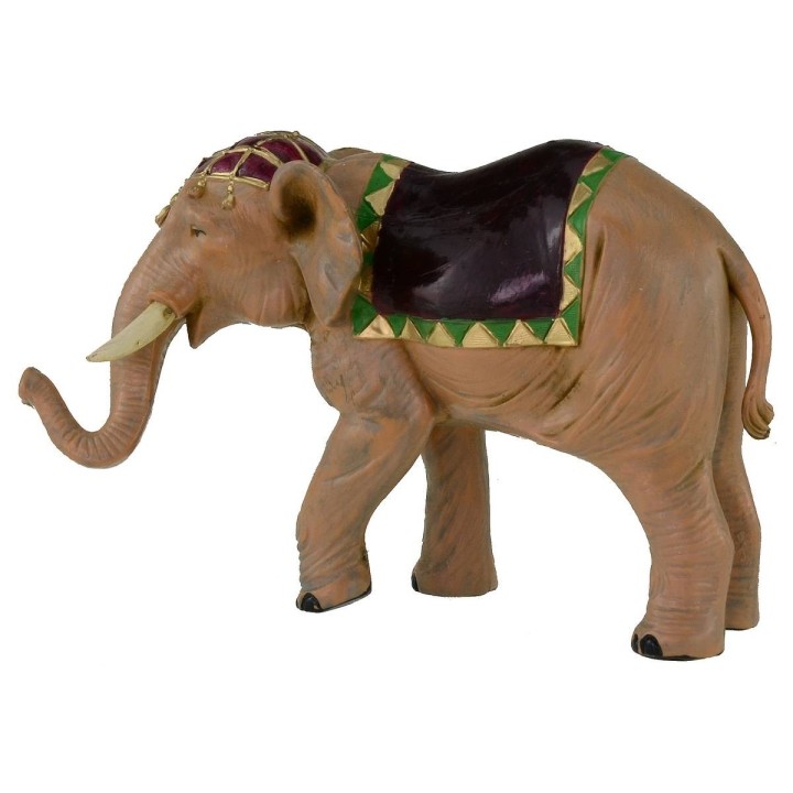 Elephant harnessed for statues 12 cm Fontanini
