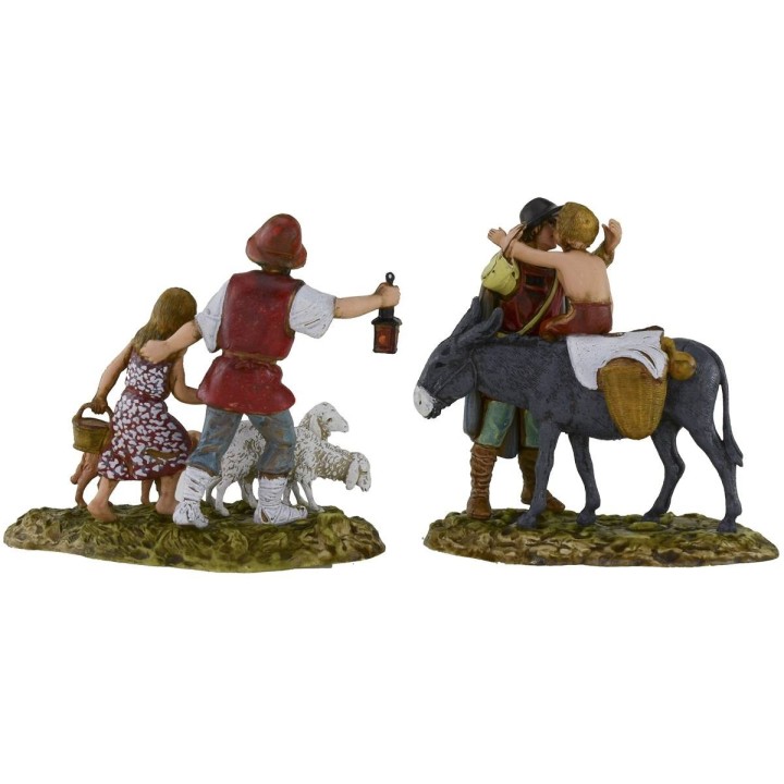 Set de 2 escenas 10 cm Landi Moranduzzo