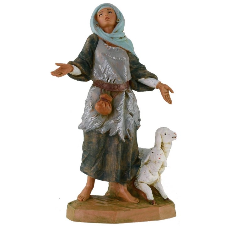 Donna orientale con pecore 19 cm Fontanini