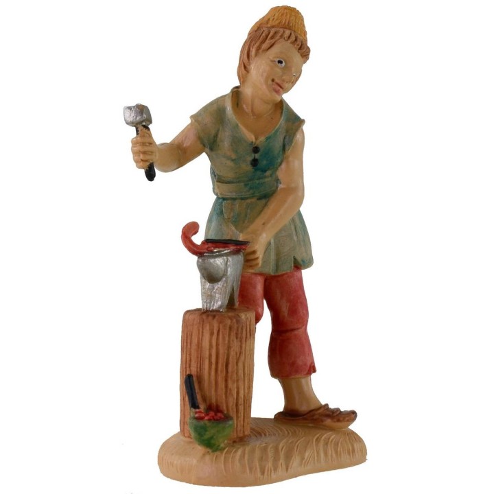 Herrero de 10 cm en PVC de lujo