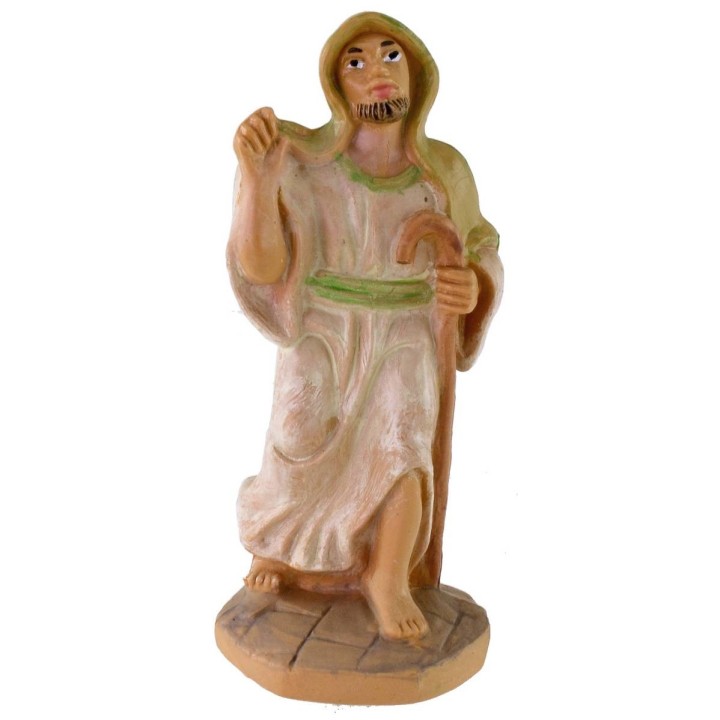 Pastor on the way with stick lux 10 cm in pvc