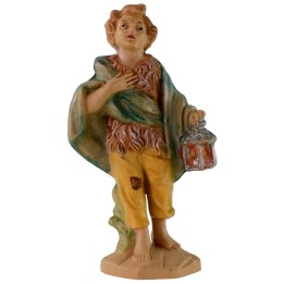 Joven con linterna lux 10 cm en PVC