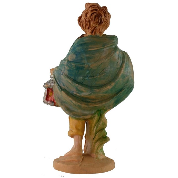 Giovane con lanterna lux 10 cm in pvc