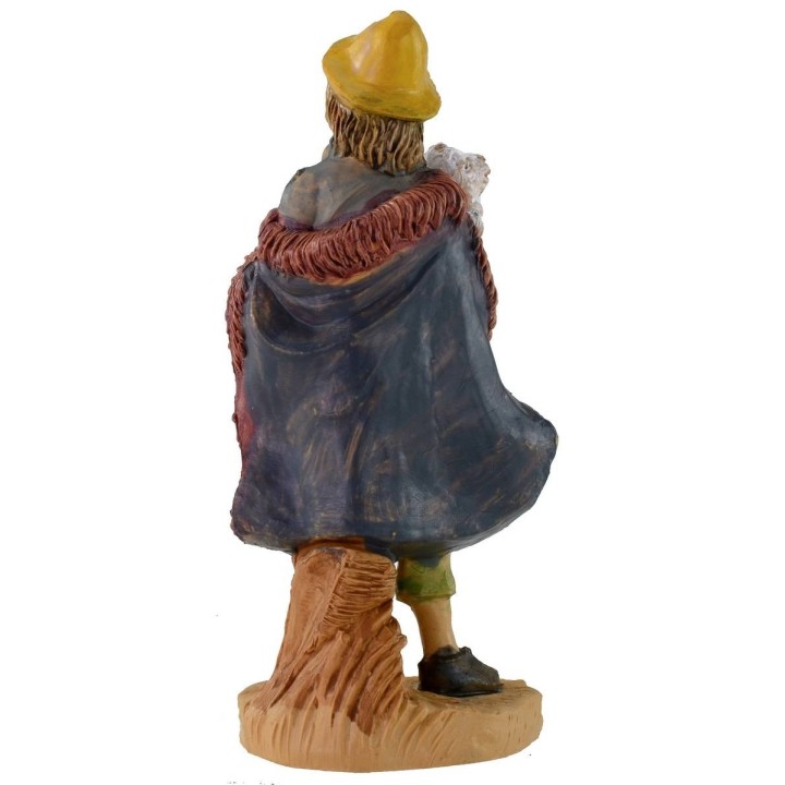 Pastor con cordero lux 12 cm en pvc lux