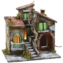 Case illuminate con bottega cm 30x21x29,5 h