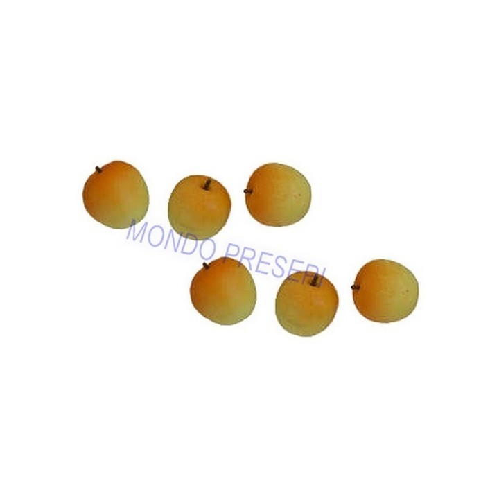Set 6 mele gialle-arancio