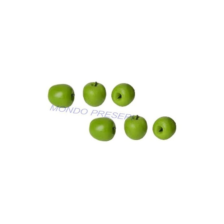 Pon 6 manzanas verdes