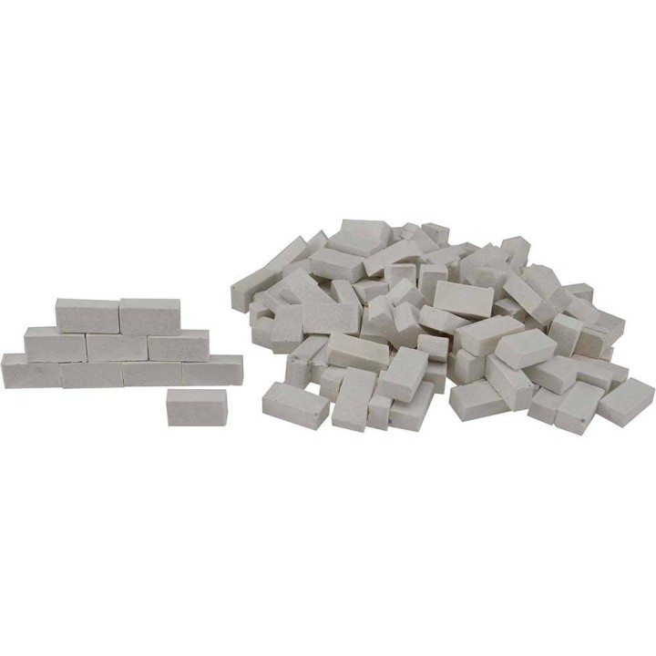 Mattoncini bianchi effetto granito mm 10x6x3 busta 150 pezzi