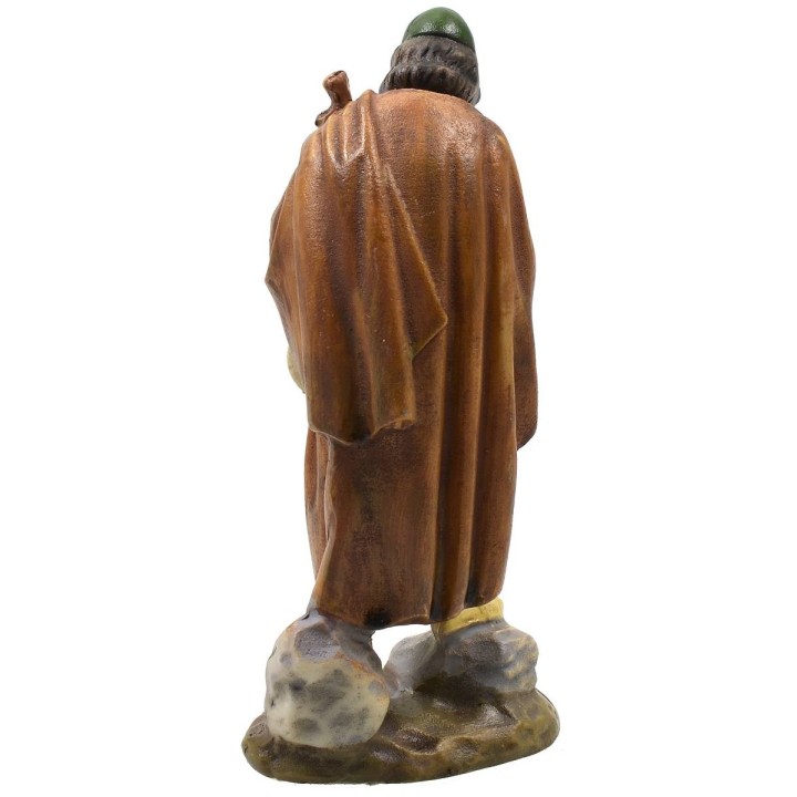Zampognaro oriental de resina pintada 10 cm serie económica