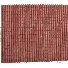 Panel de techo en PVC rígido rojo cm 34x24,5